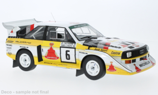 Audi sport quattro S1 E2, No.6, 1000 Lakes Rally, H.Mikkola (1985) - REZERVÁCIA