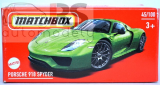 Matchbox Power Grab Porsche 918 Spyder