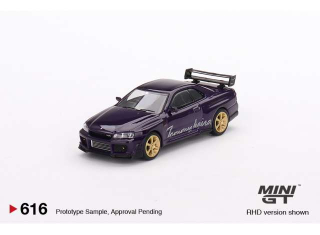 Nissan Skyline GT-R R34 Tommykaira R-z, midnight purple 1:64 - skladom cca 30.5.2024