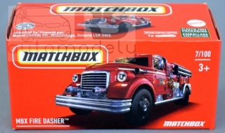 Matchbox Power Grab Seagrave Fire Engine 