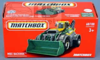 Matchbox Power Grab Backhoe Vehicle 
