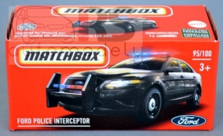 Matchbox Power Grab Ford Interceptor Sedan 