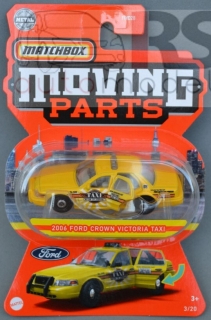 Matchbox Moving Parts GWB46 2006 Ford Crown Victoria *Taxi* 