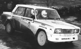 Lada 2105 VFTS, No.8, Rallye Valašská zima 1986, Blahna - PREDOBJEDNÁVKA