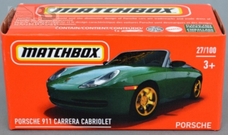 Matchbox Power Grab Porsche 911 Carrera Cabriolet 