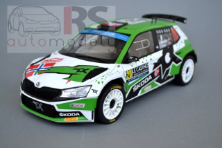 Škoda Fabia Rally2 EVO RMC 2022 Mikkelsen 1:18