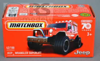 Matchbox Power Grab Jeep Wrangler Superlift 