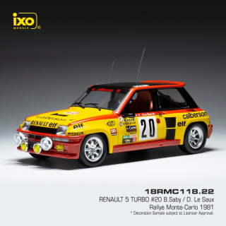 Renault 5 Turbo, No.20, Calberson , B.Saby (1985) - dodanie 14-28 dní
