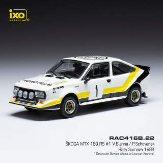 Škoda MTX 160 RS Rally Šumava, V.Blahna (1984) 